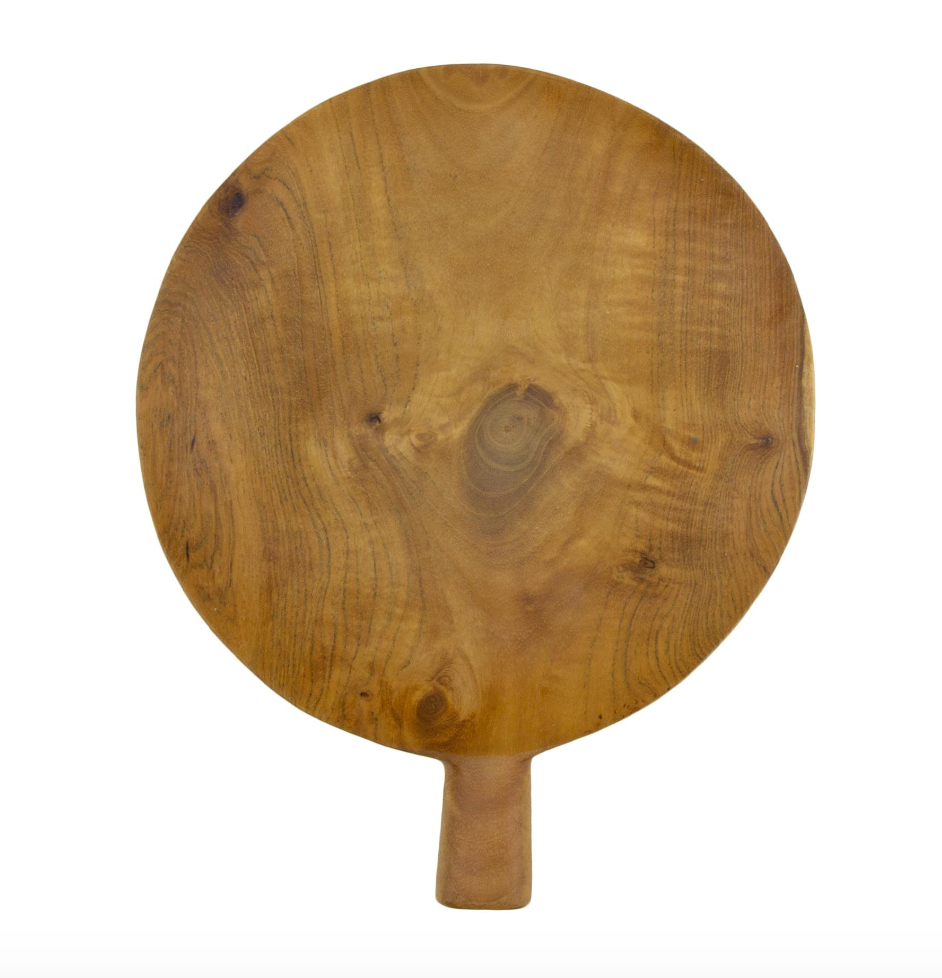 Teak Root Paddle Tray Large