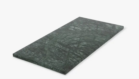 Marble tray rectangle L green marble 40x20cm