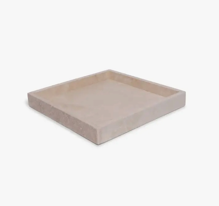 Travertine tray 30x30cm