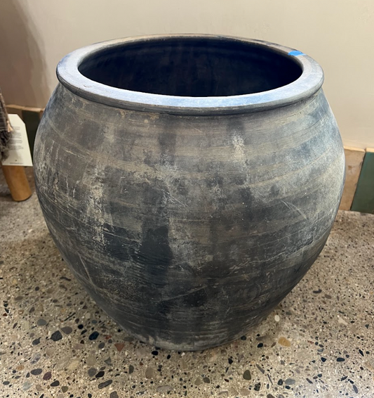 Grey Chinese Water Pot-Large
