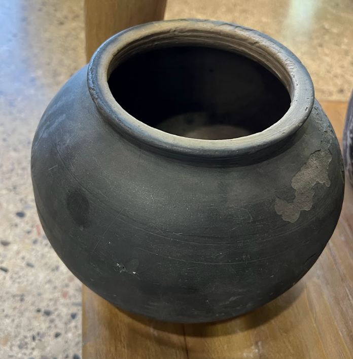 Grey Chinese Water Pot- small