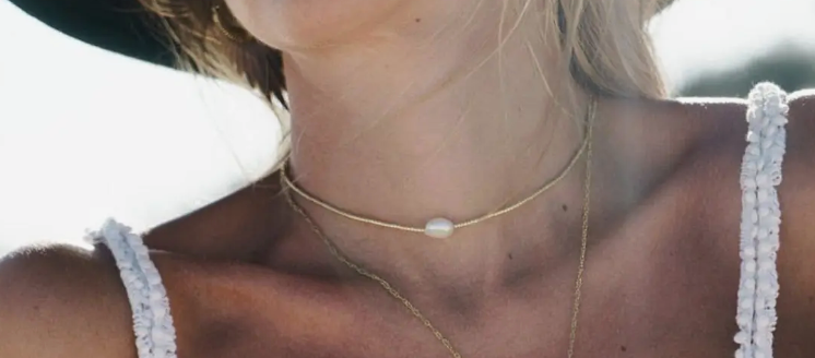 Matilda Pearl & Glass Beaded Necklace