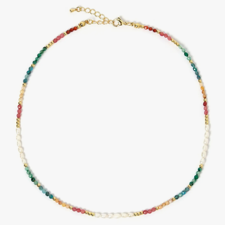 Moana Gemstone and Pearl Necklace