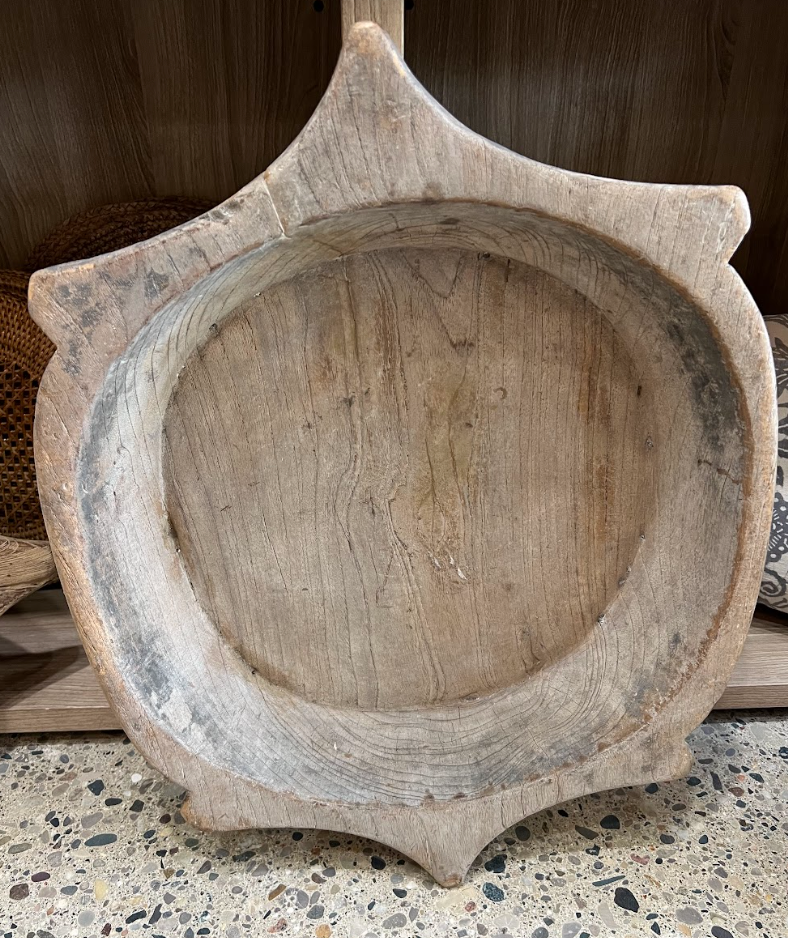 Vintage Wood Bowl