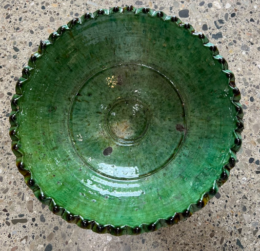 Glazed Moroccan Green Bowls