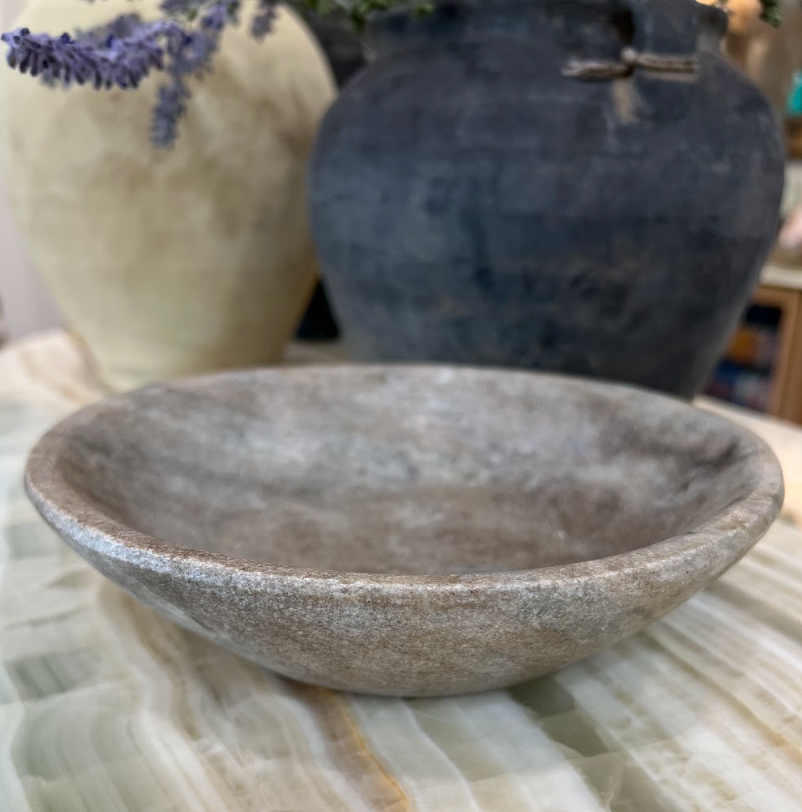 Antique Marble Bowl