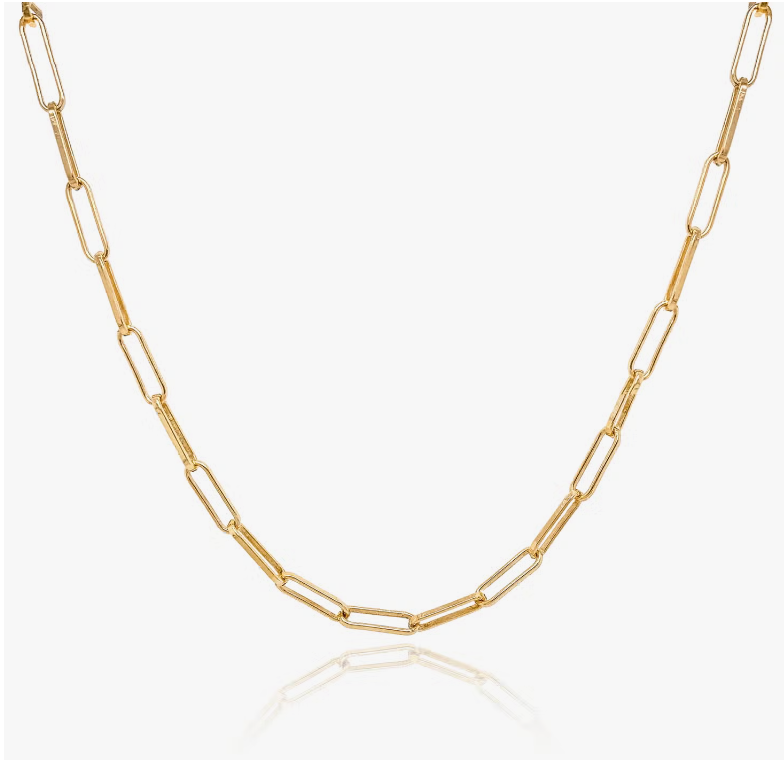 Charlie Paperclip Chain Necklace