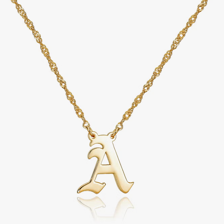 Old English Pendant Necklace
