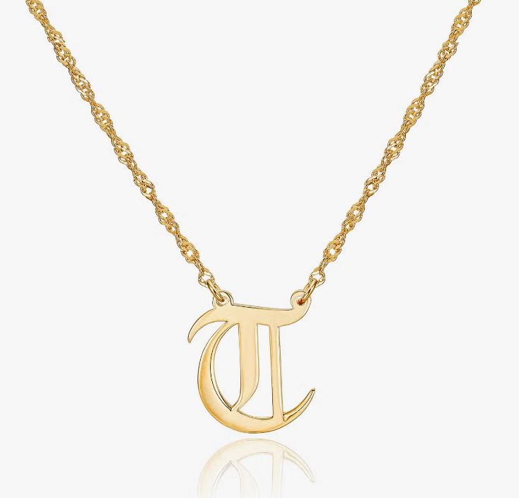 Old English Pendant Necklace