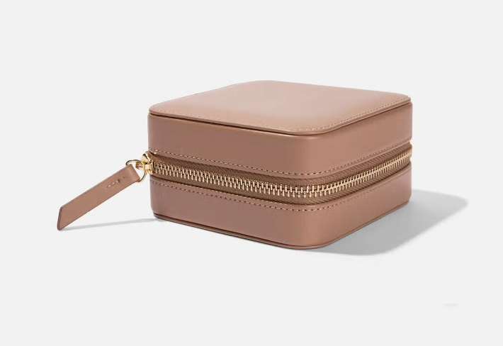 Travel Leather Jewelry Case