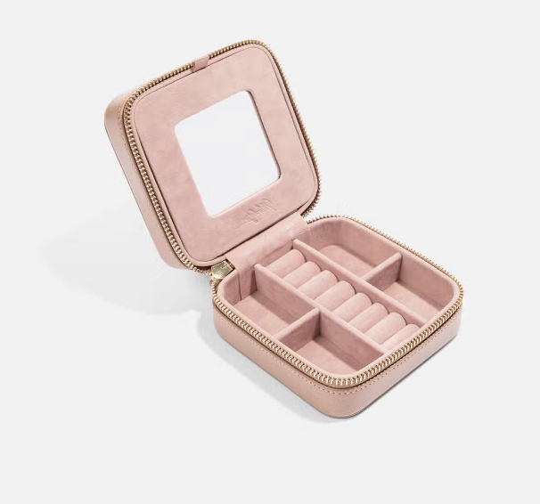 Travel Leather Jewelry Case