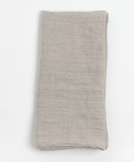 Stone Washed Linen Dinner Napkin
