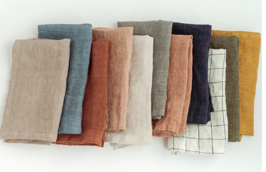 Stone Washed Linen Dinner Napkin