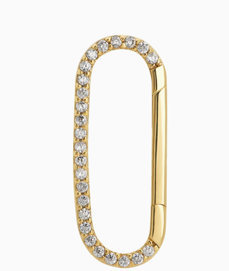 Enzo Pave Carabiner Chain Extender