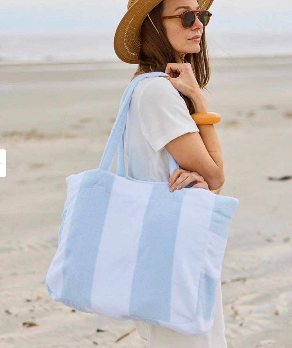 Weezie Stripped Beach Bag
