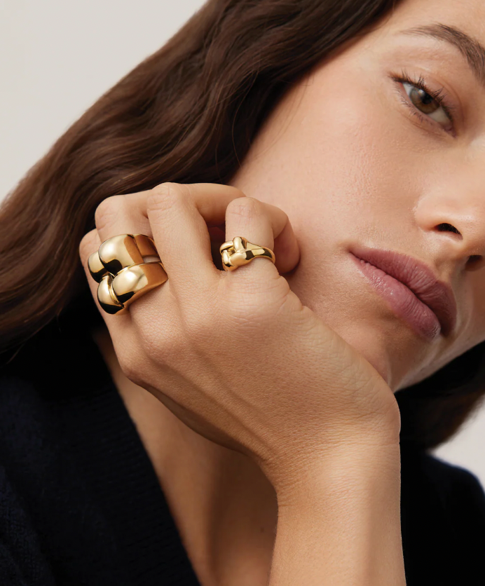 Woven Square Signet Ring
