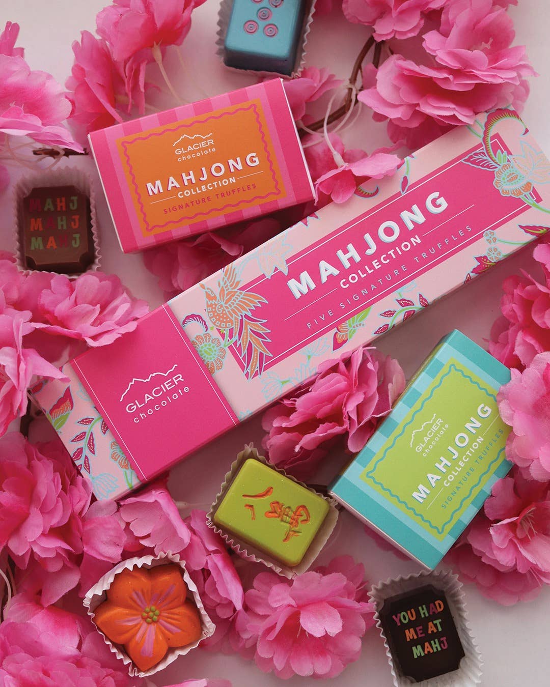 Mahjong Chocolate Box – 5-Piece Gourmet Truffle Collection