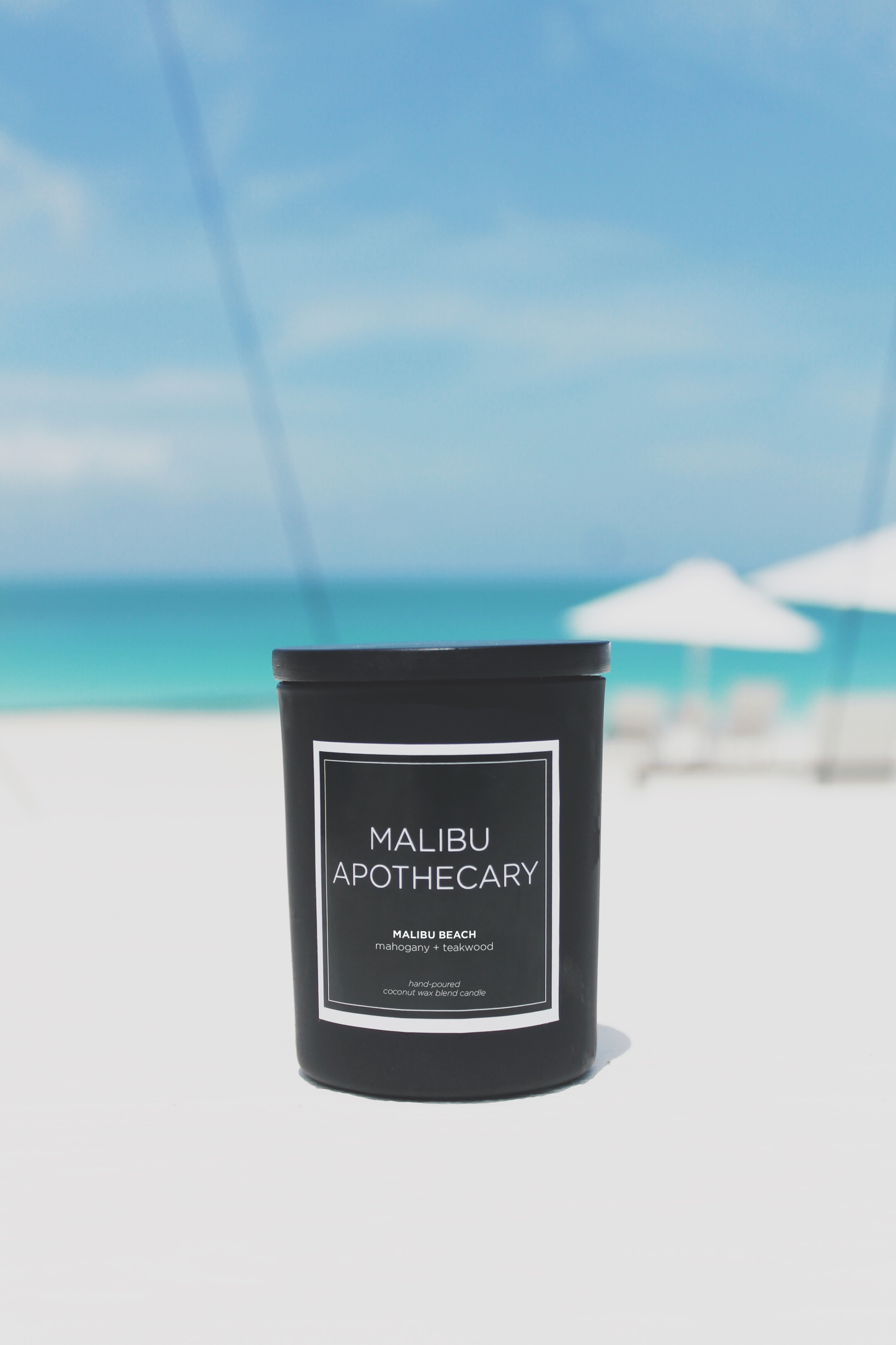 Malibu Apothecary Mini Matte Black Candle