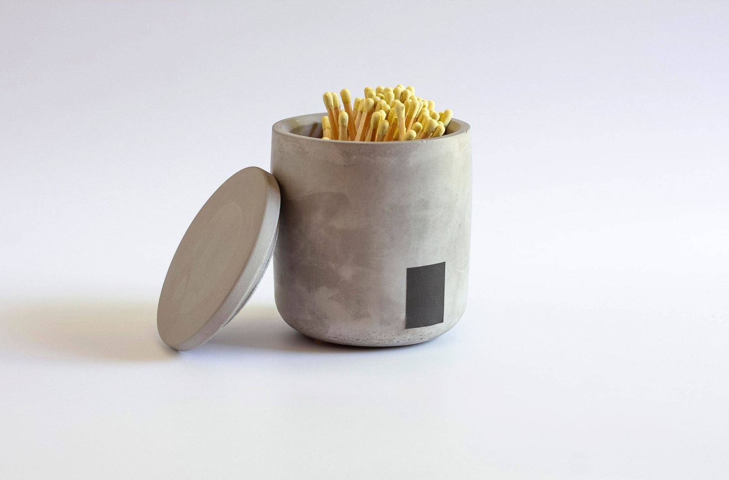 The Grey Two Piece Match Holder