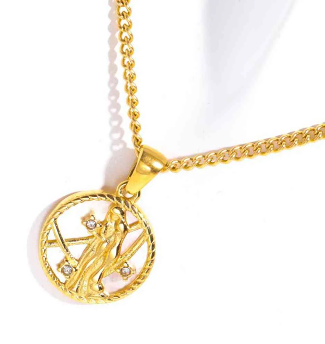 Virgo-Astrological- Zodiac- Mother of Pearl- Collection