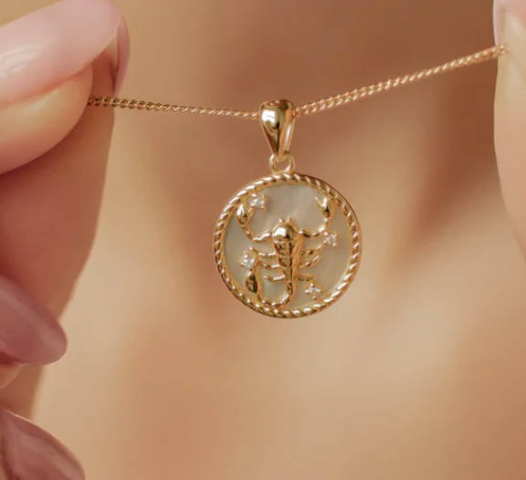 Scorpio-Astrological-Zodiac Collection- Mother of Pearl