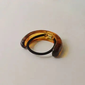 Wide Arch Acrylic Ponytail Hair Tie