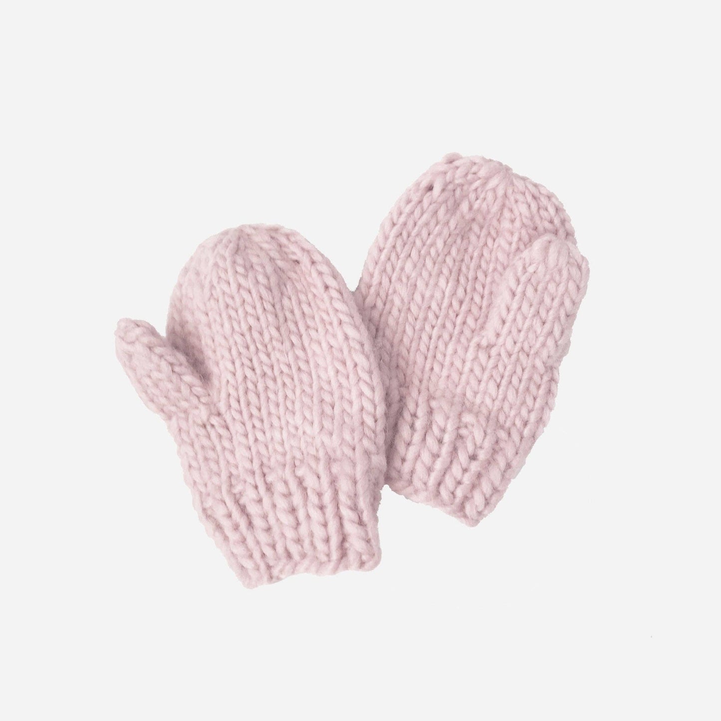 Classic Mittens, Baby Pink Winter Fall Ski Kid Gift