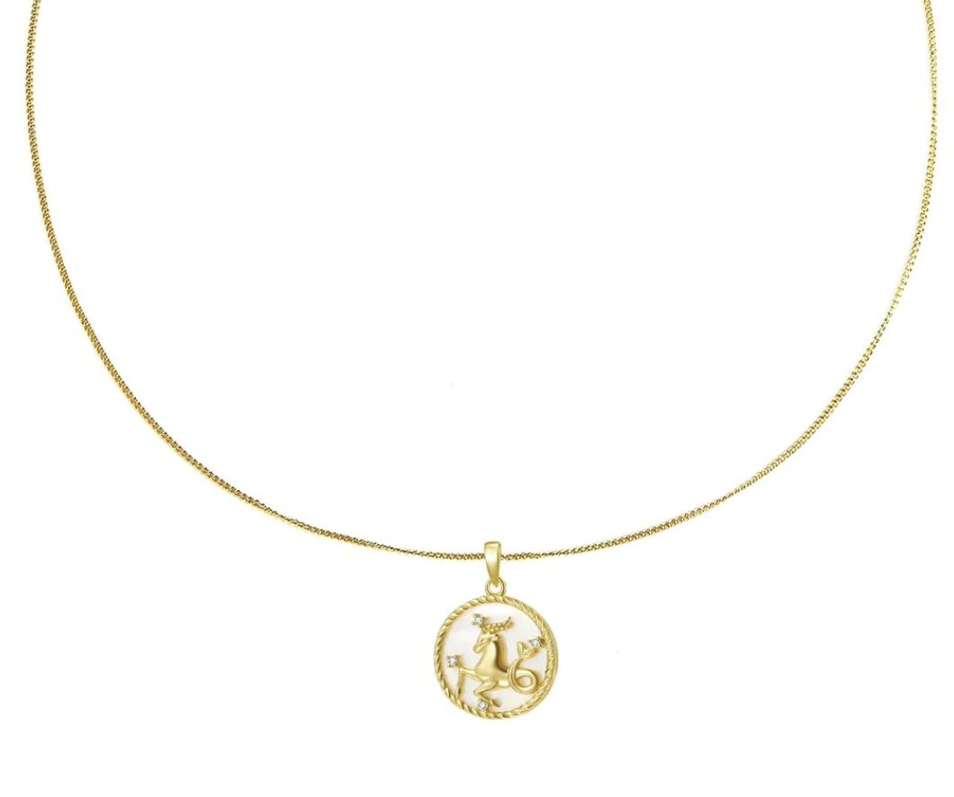 Capricorn-Astrological Zodiac- Mother of Pearl Collection
