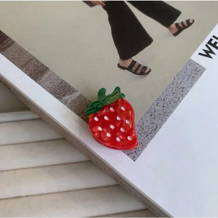 Mini Fruit Hair Claw Clips