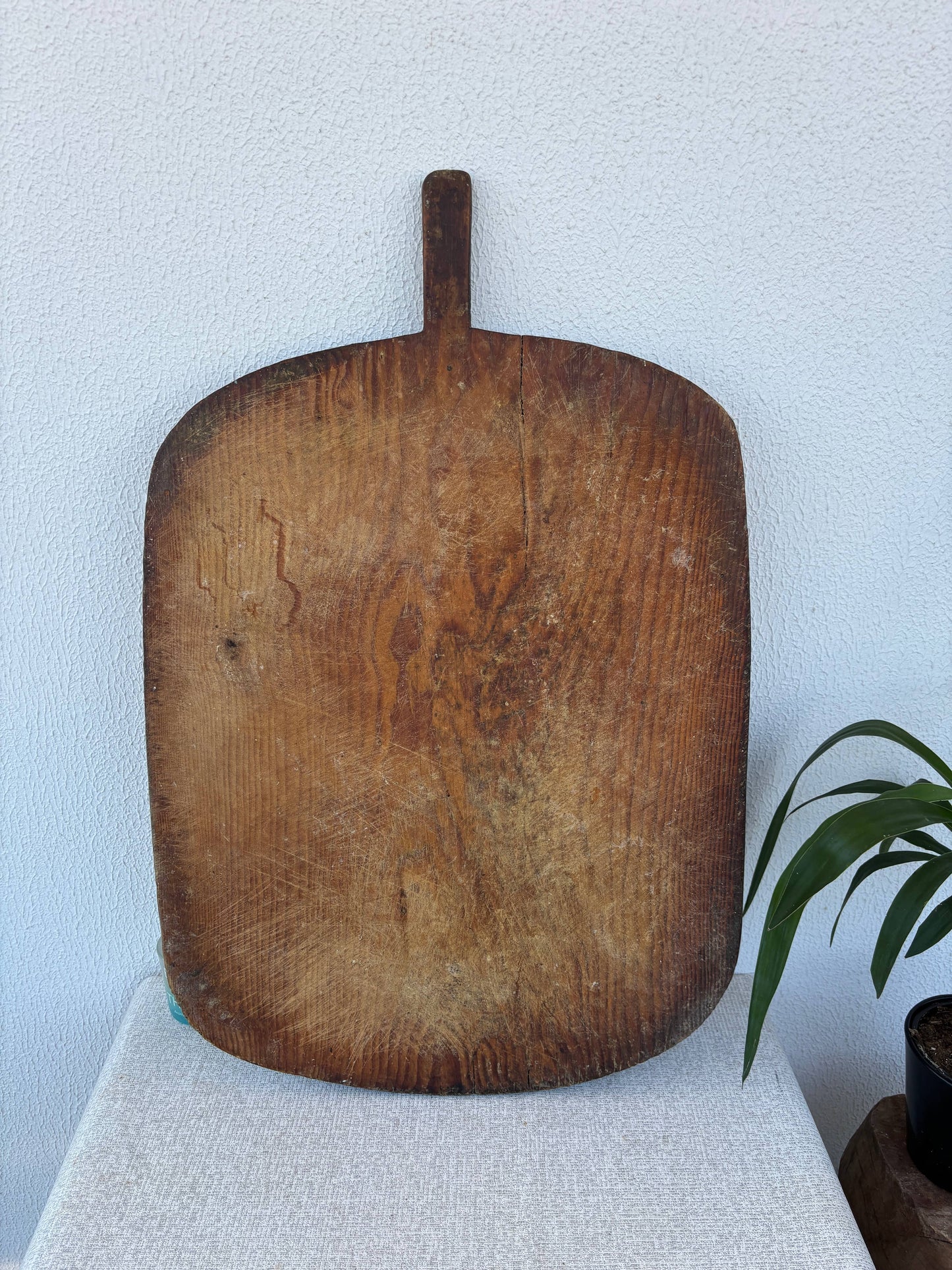 Antique Turkish Bread Paddle | Handmade Wood Board