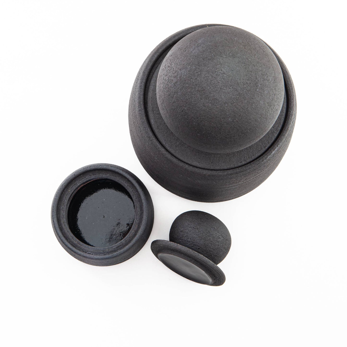 Charcoal Black Stash Jars