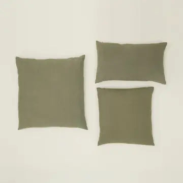 Simple Linen Pillow - Olive