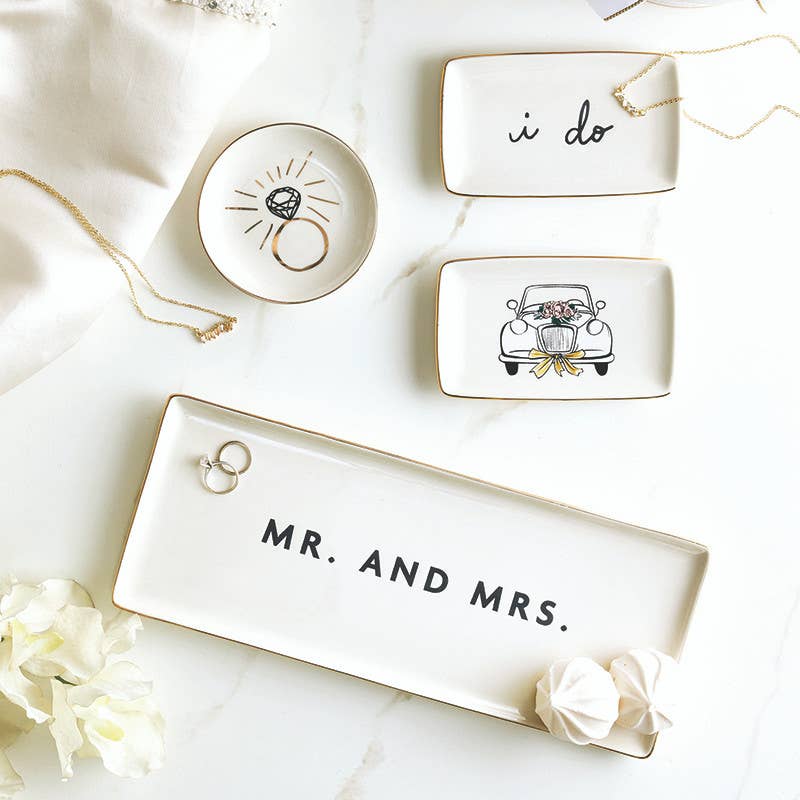 Ceramic Tray - Mr. And Mrs.