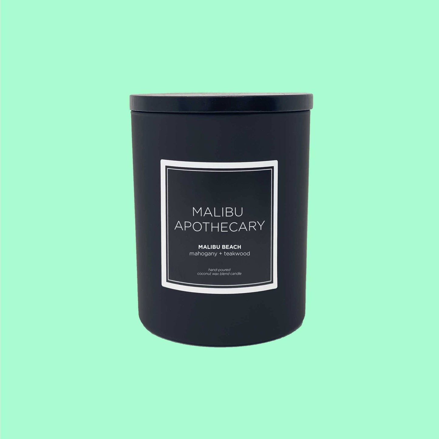 Malibu Apothecary Mini Matte Black Candle