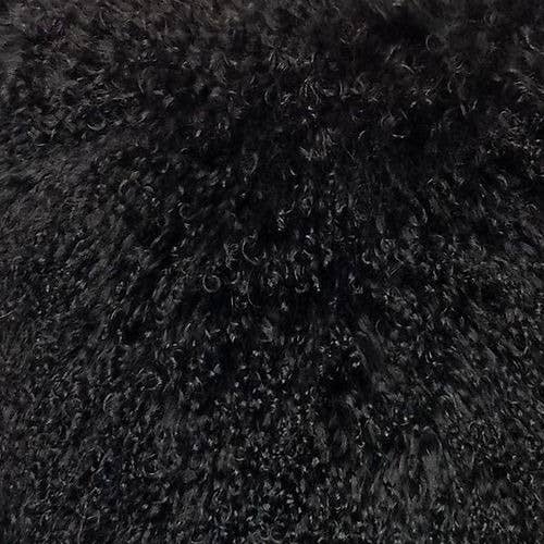 Midnight Tibetan Lamb Pillow