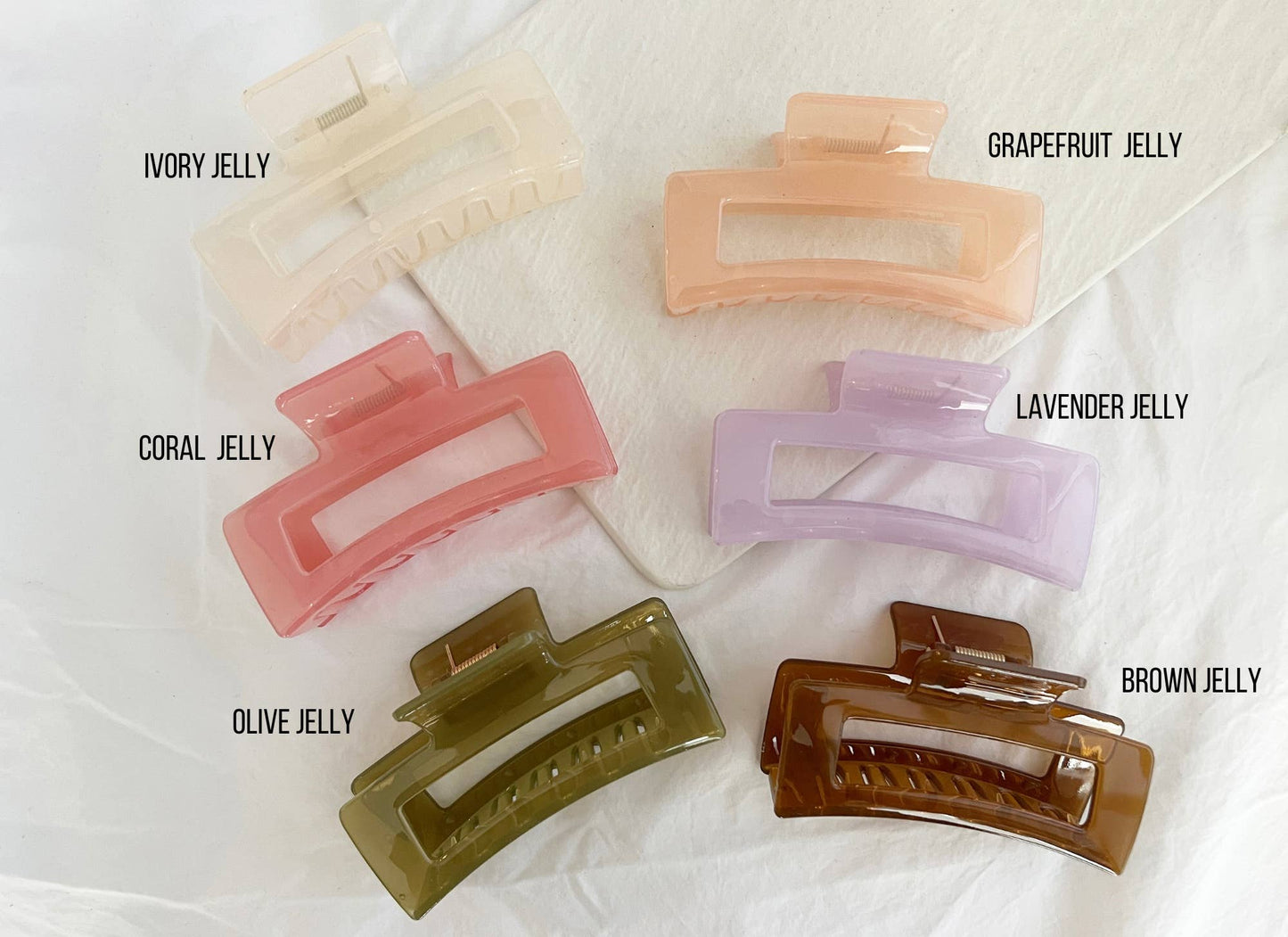 Jelly Hair Clips