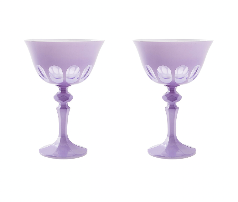 Rialto Glass Coupe set of 2