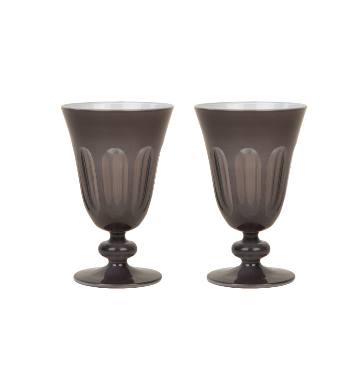 Rialto Glass Tulip set of 2