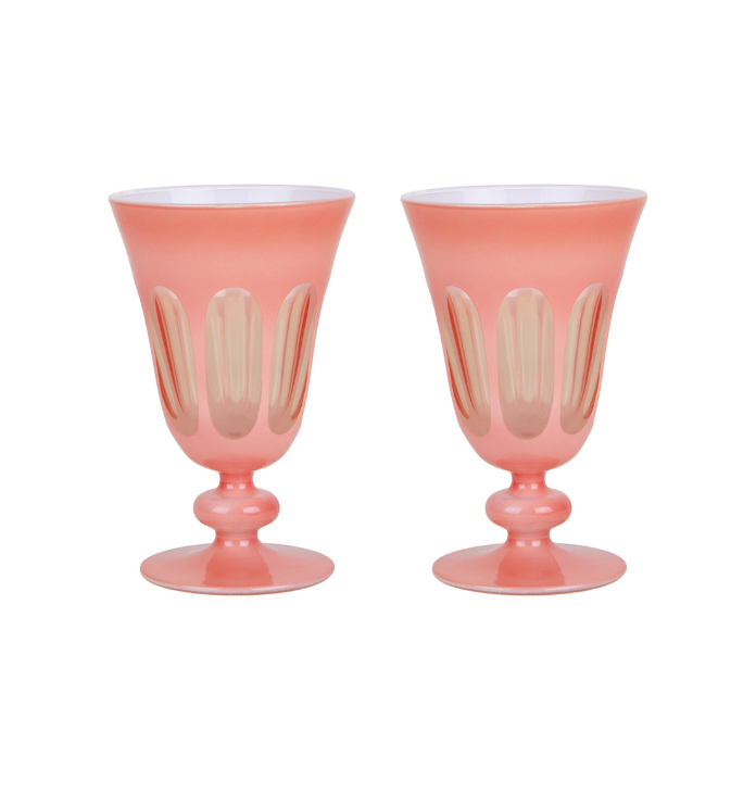 Rialto Glass Tulip set of 2
