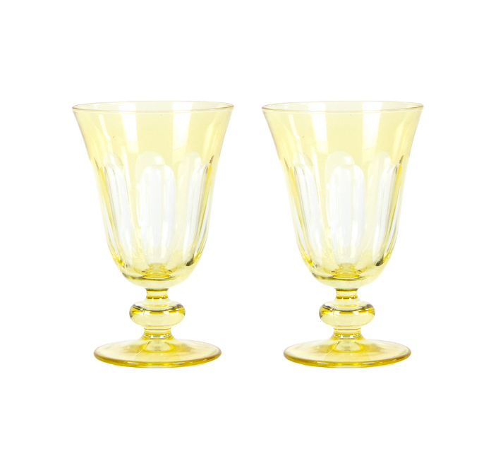 Rialto Glass Tulip set of 2