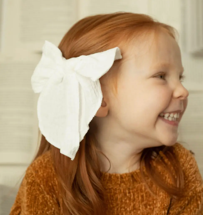 Large Gauze Hair Clip