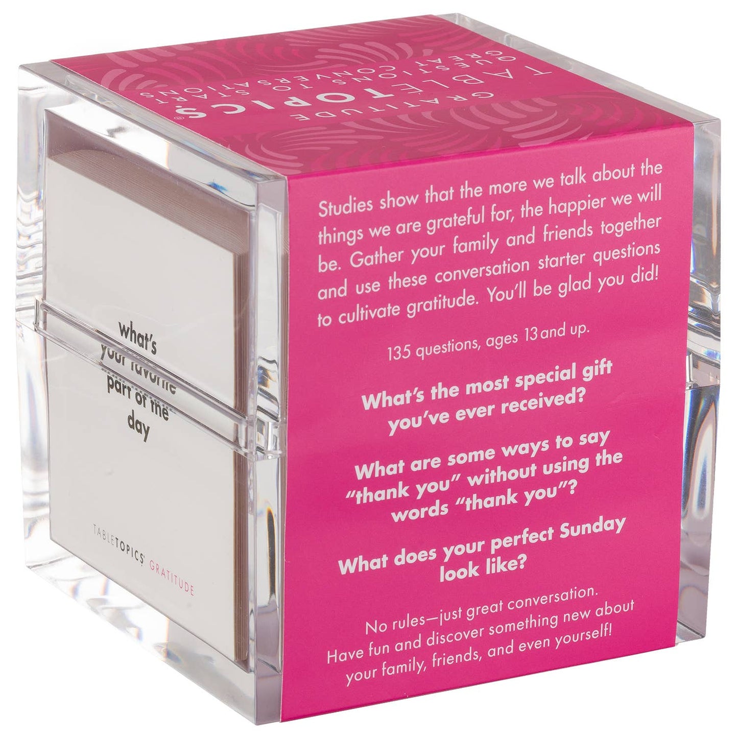 TABLETOPICS GRATITUDE - Conversation Starter Question Cards