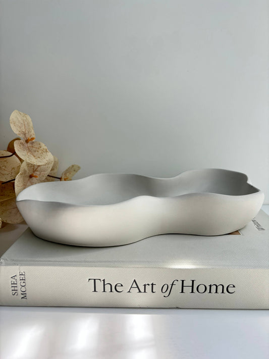 Curvy Bowl - Wavy Oblong Tray/ Bowl