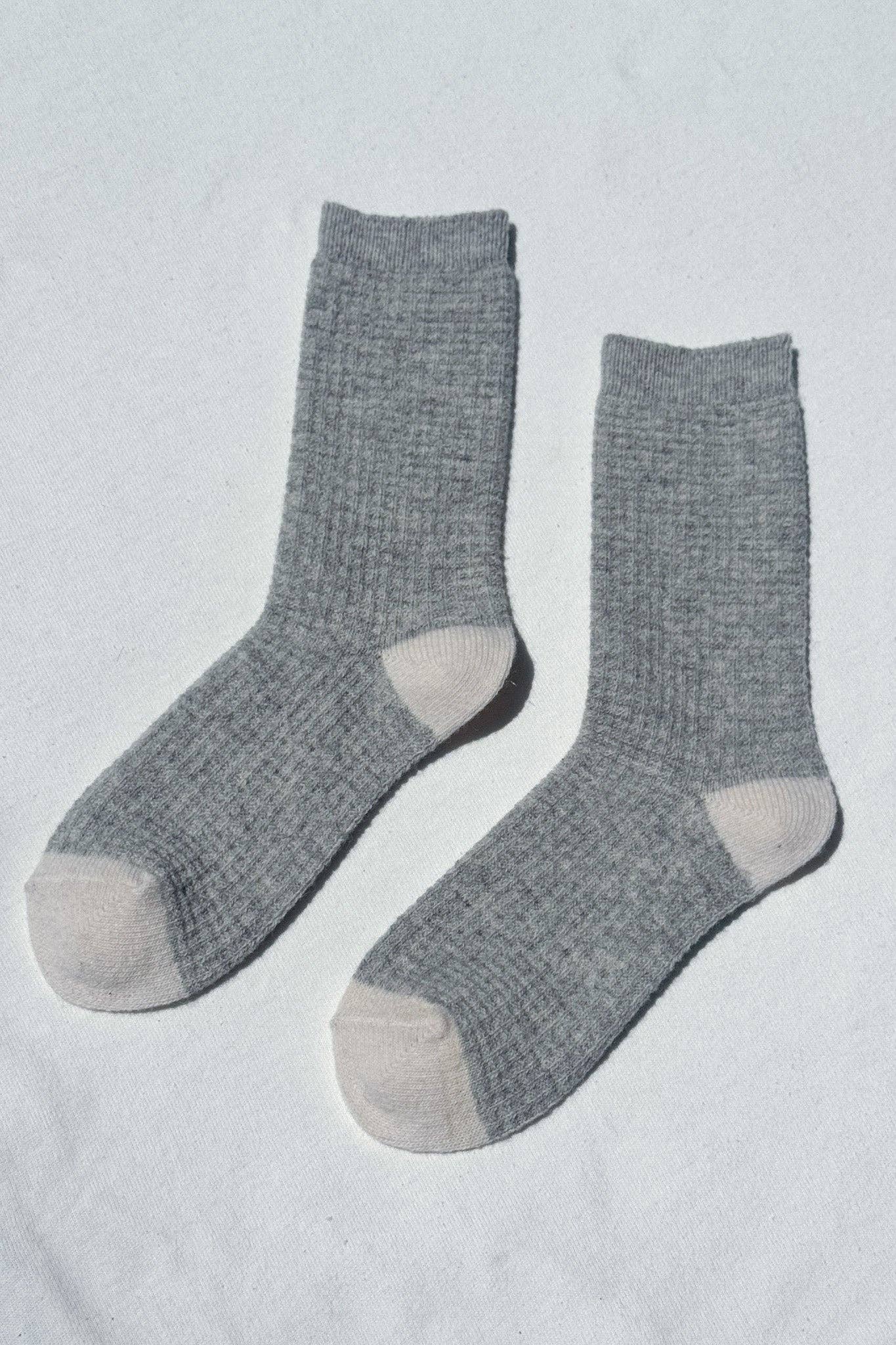 LeBon Shoppe Wool Waffled Socks