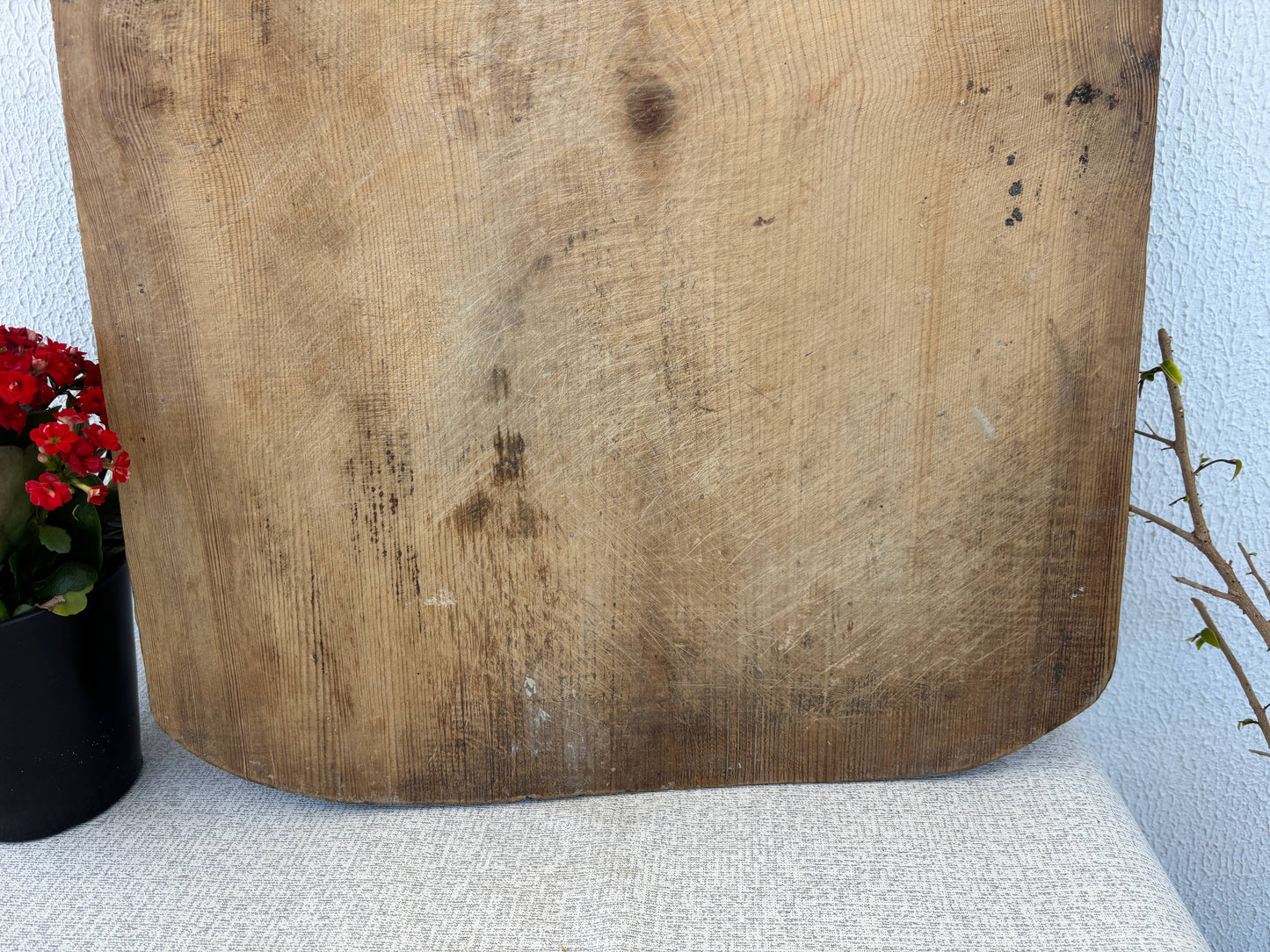 Old Anatolian Wooden Board – Handmade Turkish Cutting Board