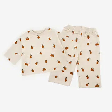 Kids Shirt and Pant Set- Pear