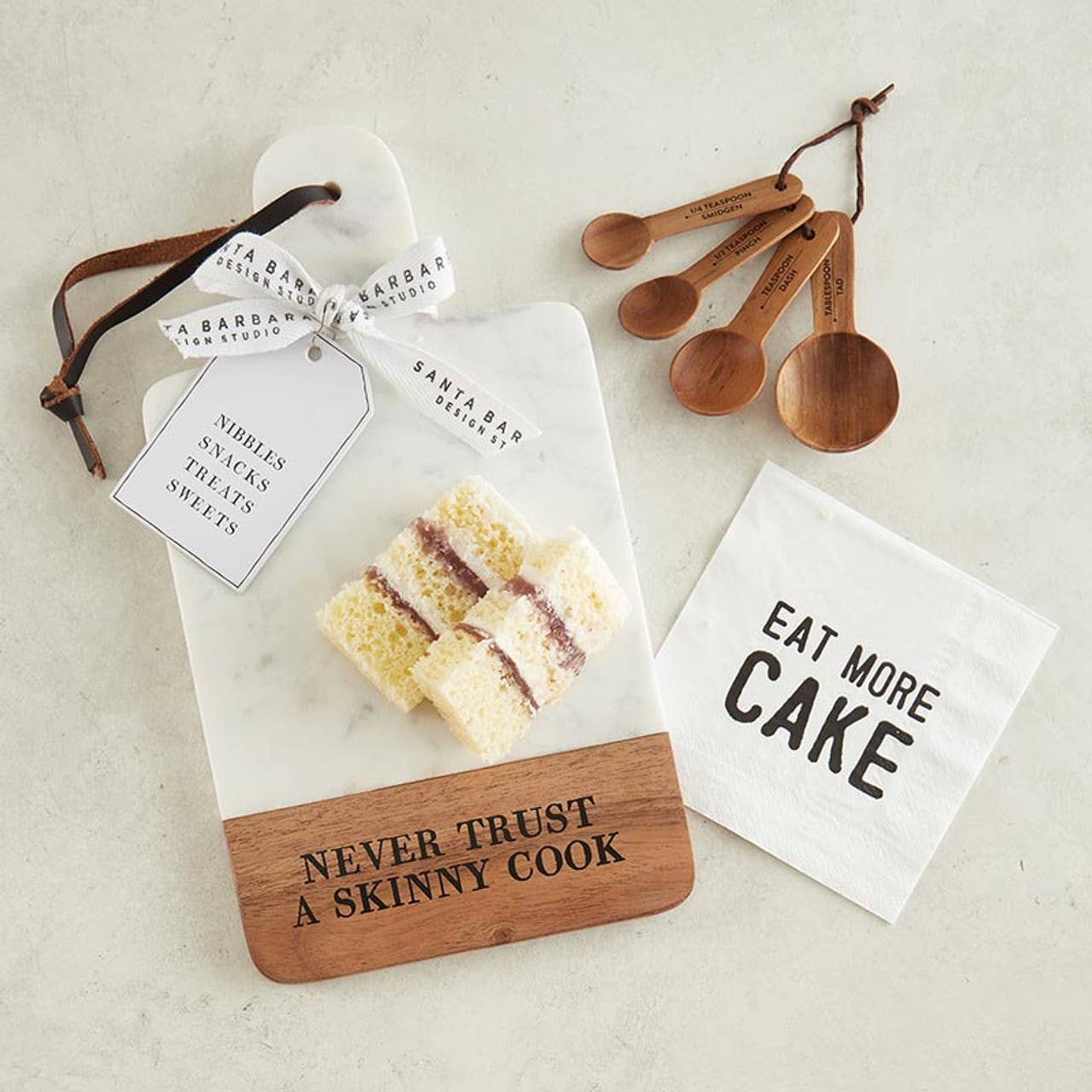 Face to Face Wood Measuring Spoons - Just A Spoonful