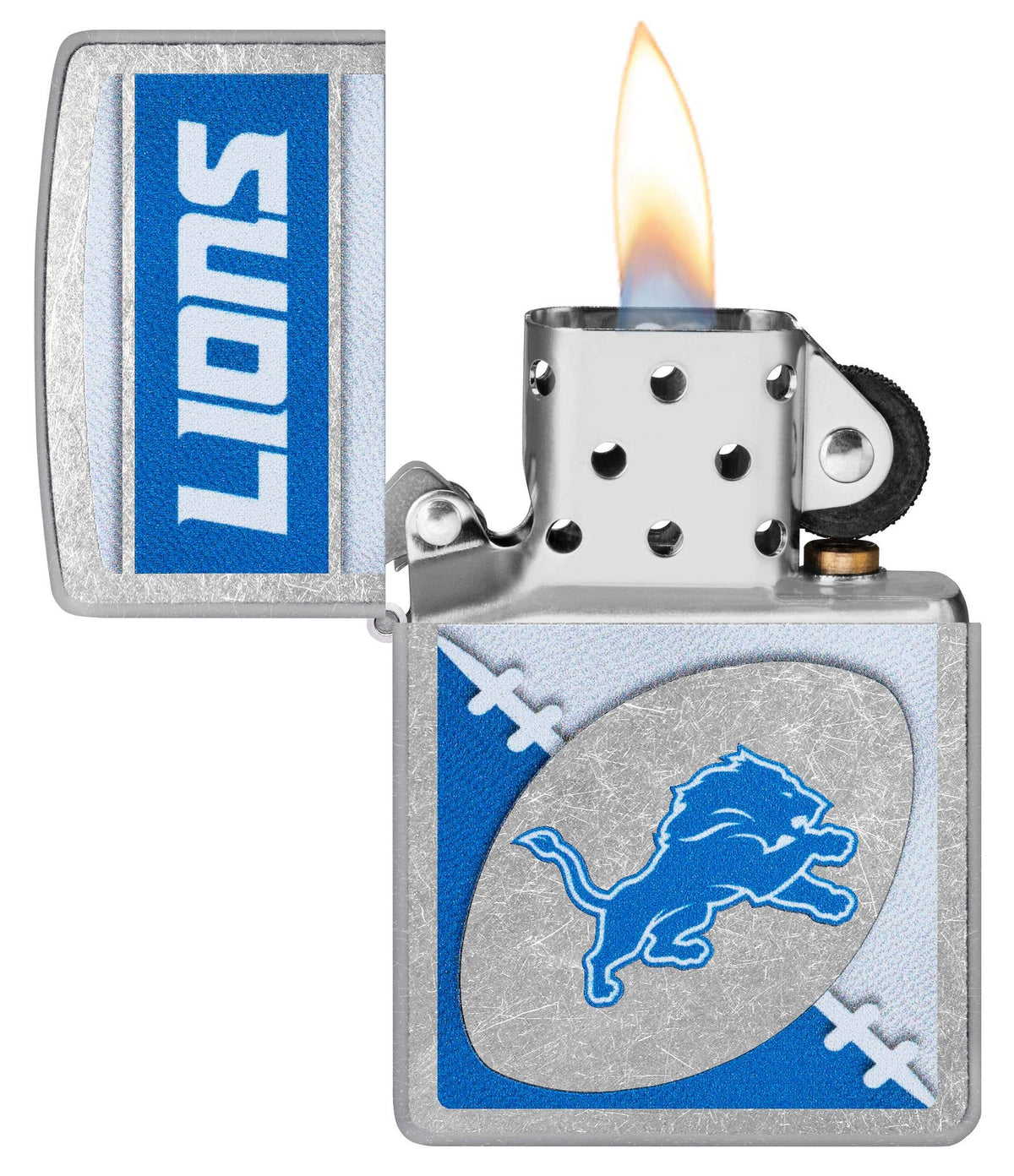 Zippo NFL Detroit Lions Street Chrome Windproof Lighter