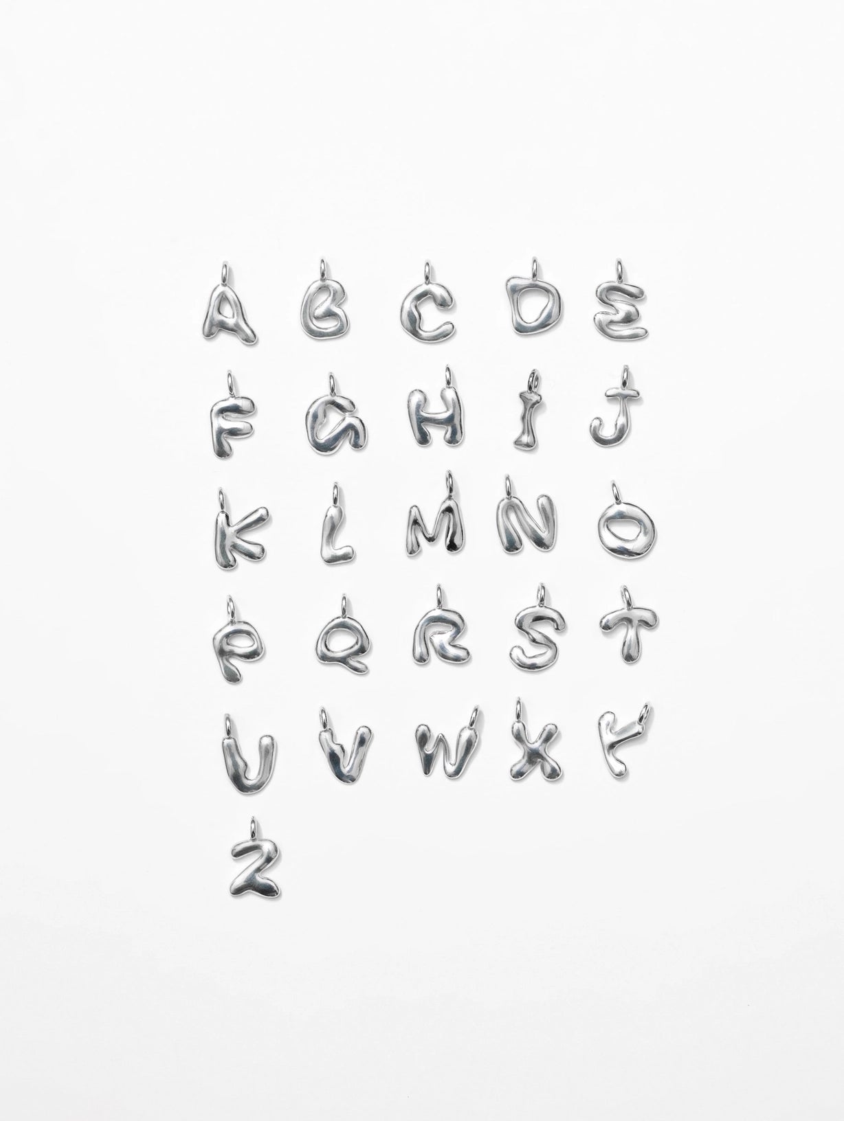 Alphabet Necklace in Sterling Silver