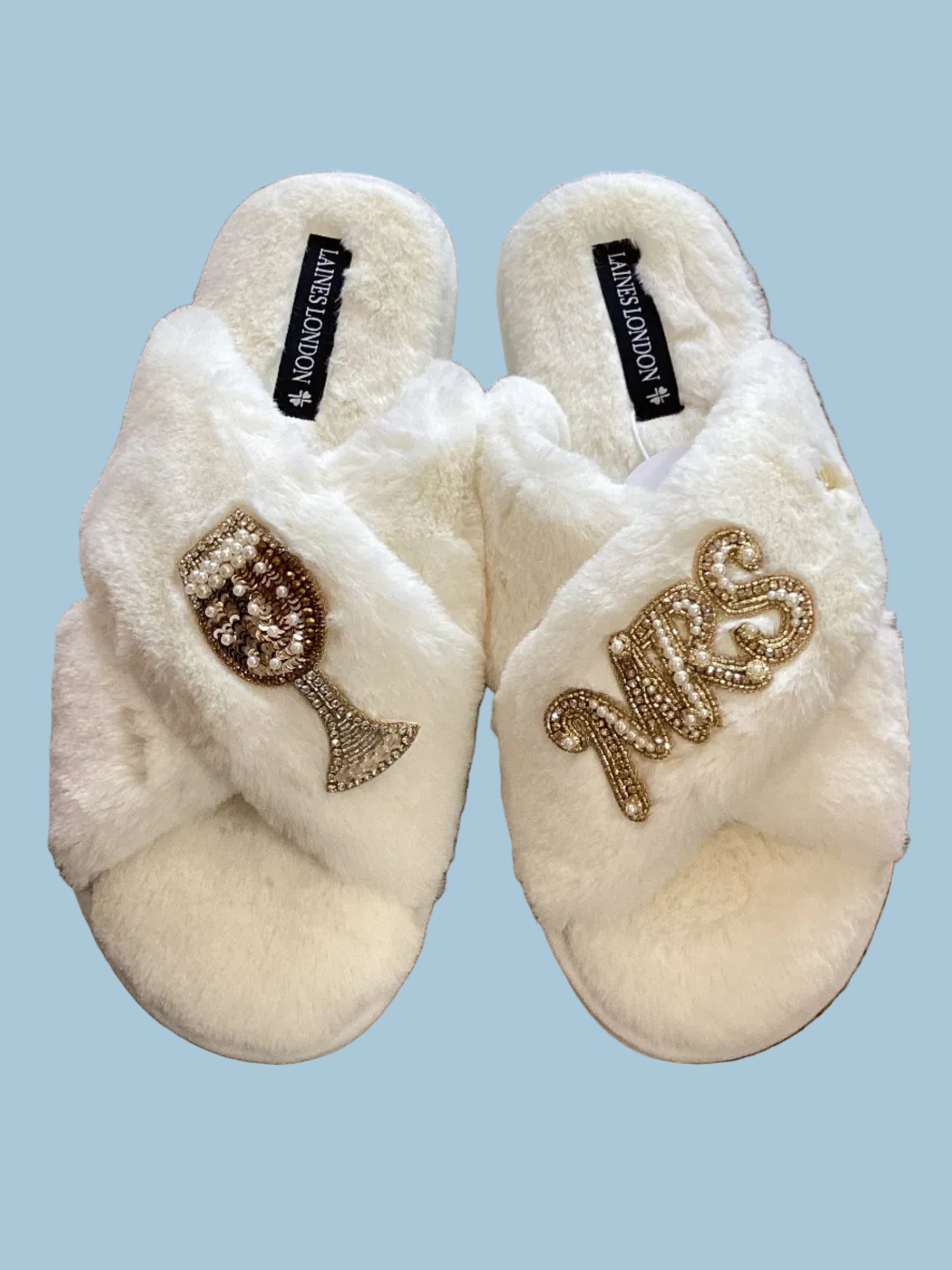 Champagne Slippers